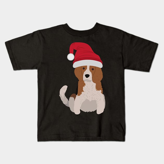 Santa Paws Kids T-Shirt by Courtney's Creations